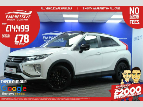 Mitsubishi Eclipse Cross  1.5T Black SUV 5dr Petrol CVT 4WD Euro 6 (s/s) (16