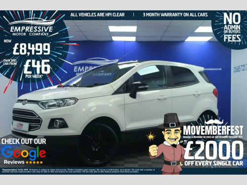 Ford EcoSport  1.0T EcoBoost Titanium S SUV 5dr Petrol Manual 2WD