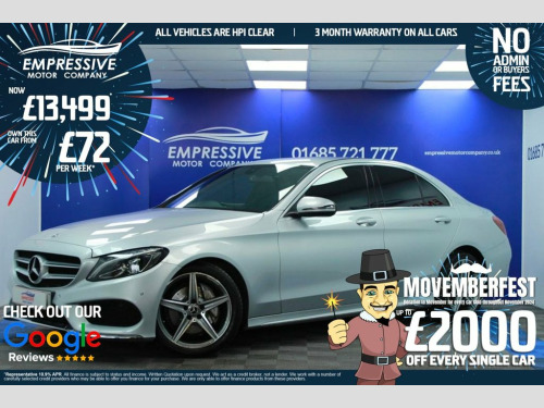 Mercedes-Benz C-Class  1.6 C200d AMG Line Saloon 4dr Diesel G-Tronic+ Eur