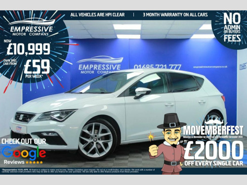 SEAT Leon  1.4 TSI FR Technology Hatchback 5dr Petrol Manual 