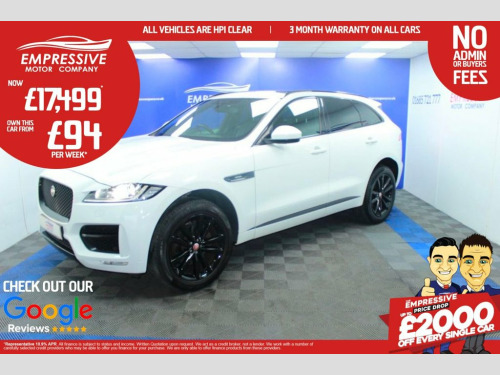 Jaguar F-PACE  2.0 D240 R-Sport SUV 5dr Diesel Auto AWD Euro 6 (s