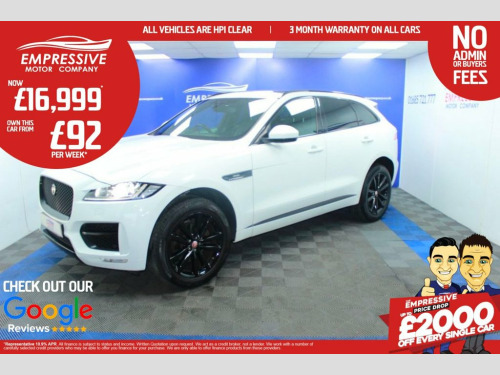 Jaguar F-PACE  2.0 D240 R-Sport SUV 5dr Diesel Auto AWD Euro 6 (s