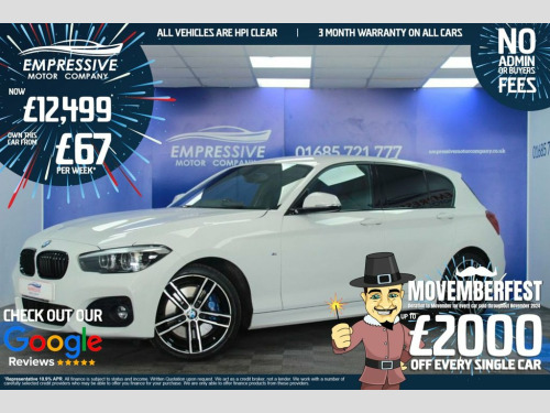 BMW 1 Series  2.0 118d M Sport Shadow Edition Hatchback 5dr Dies