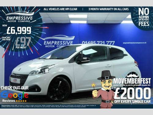 Peugeot 208  1.2 PureTech Black Edition Hatchback 3dr Petrol Ma