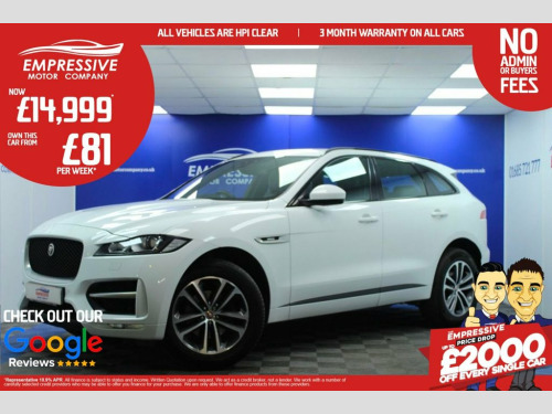 Jaguar F-PACE  2.0 D180 R-Sport SUV 5dr Diesel Auto Euro 6 (s/s) 