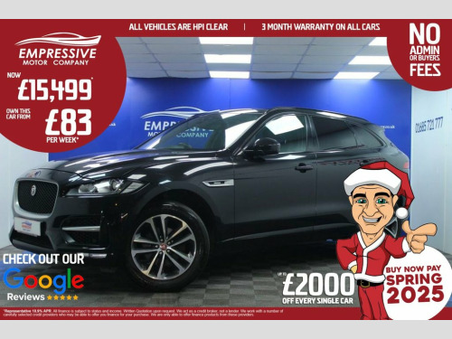 Jaguar F-PACE  2.0 D180 R-Sport SUV 5dr Diesel Auto AWD Euro 6 (s