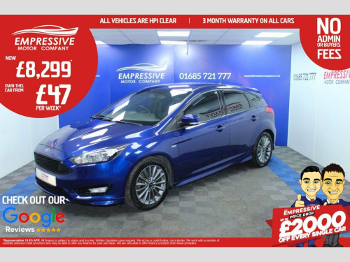 Ford Focus  1.0T EcoBoost ST-Line Hatchback 5dr Petrol Manual 