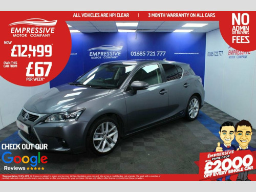 Lexus CT 200h  1.8 200h Premier Hatchback 5dr Petrol Hybrid CVT E