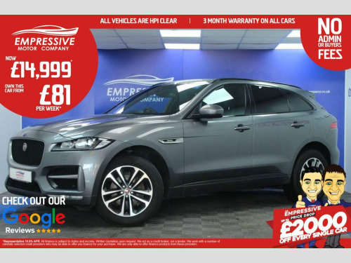 Jaguar F-PACE  2.0 D180 R-Sport SUV 5dr Diesel Auto AWD Euro 6 (s