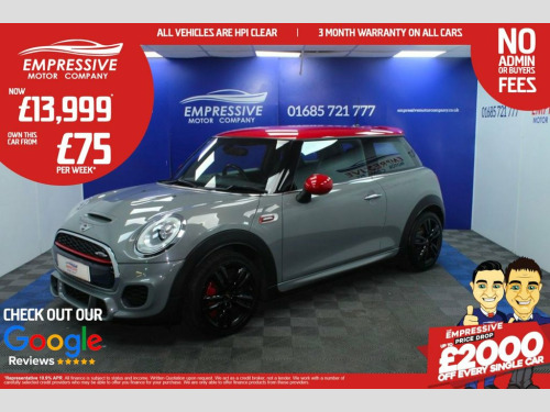 MINI Hatch  2.0 John Cooper Works Hatchback 3dr Petrol Manual 