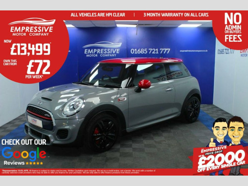MINI Hatch  2.0 John Cooper Works Hatchback 3dr Petrol Manual 