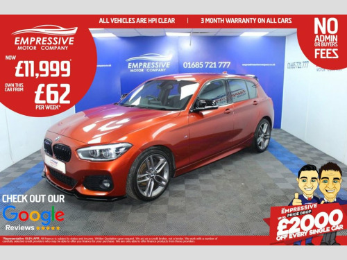 BMW 1 Series  1.5 116d M Sport Hatchback 5dr Diesel Manual Euro 