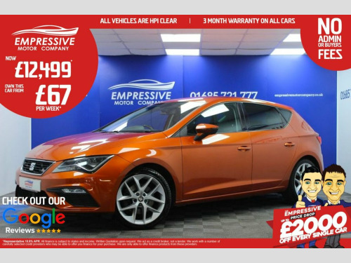 SEAT Leon  1.8 TSI FR Technology Hatchback 5dr Petrol DSG Eur