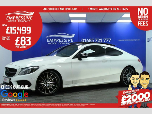 Mercedes-Benz C-Class  2.1 C220d AMG Line (Premium) Coupe 2dr Diesel G-Tr