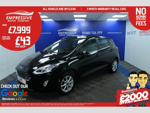 Ford Fiesta  1.1 Ti-VCT Zetec Hatchback 5dr Petrol Manual Euro 