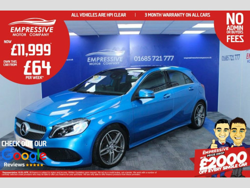 Mercedes-Benz A-Class  2.1 A 200 D AMG LINE PREMIUM PLUS 5d 134 BHP