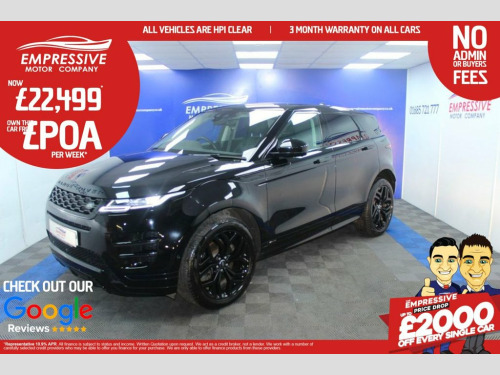 Land Rover Range Rover Evoque  2.0 D150 R-Dynamic SE SUV 5dr Diesel Auto 4WD Euro