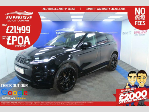 Land Rover Range Rover Evoque  2.0 D150 R-Dynamic SE SUV 5dr Diesel Auto 4WD Euro