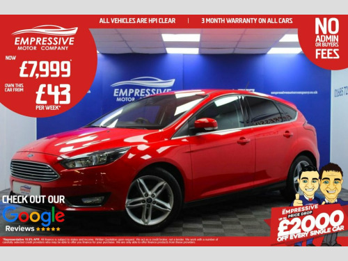 Ford Focus  1.0T EcoBoost Titanium Hatchback 5dr Petrol Manual