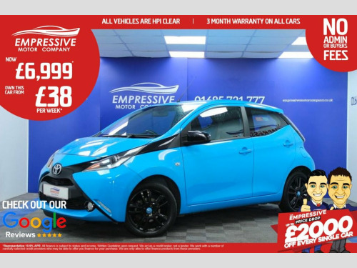 Toyota AYGO  1.0 VVT-I X-CITE 2 5d 69 BHP