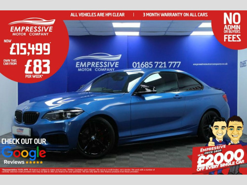 BMW 2 Series  1.5 218i GPF M Sport Coupe 2dr Petrol Auto Euro 6 