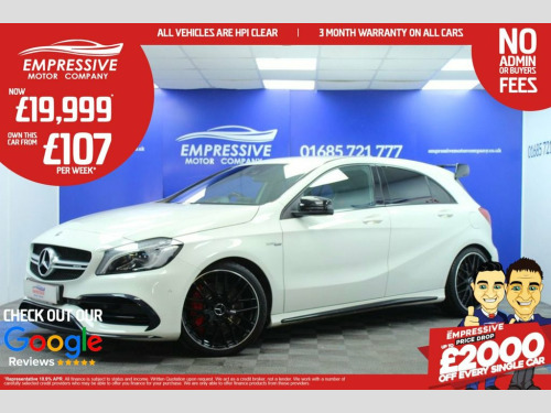 Mercedes-Benz A-Class A45 2.0 A45 AMG Hatchback 5dr Petrol SpdS DCT 4MATIC E