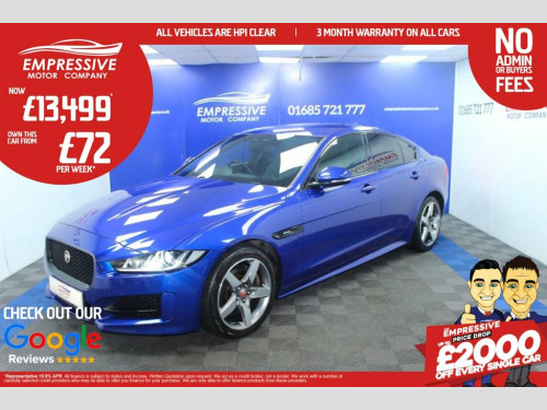 Jaguar XE  2.0i GPF R-Sport Saloon 4dr Petrol Auto Euro 6 (s/