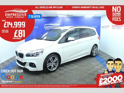 BMW 2 Series  1.5 218i M Sport MPV 5dr Petrol DCT Euro 6 (s/s) (