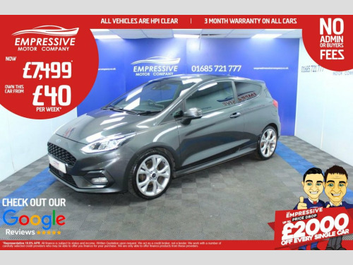 Ford Fiesta  1.0T EcoBoost ST-Line Hatchback 3dr Petrol Manual 