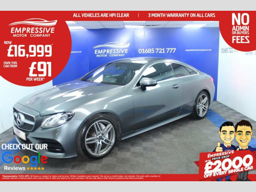 Mercedes-Benz E-Class  2.0 E220d AMG Line Coupe 2dr Diesel G-Tronic+ Euro