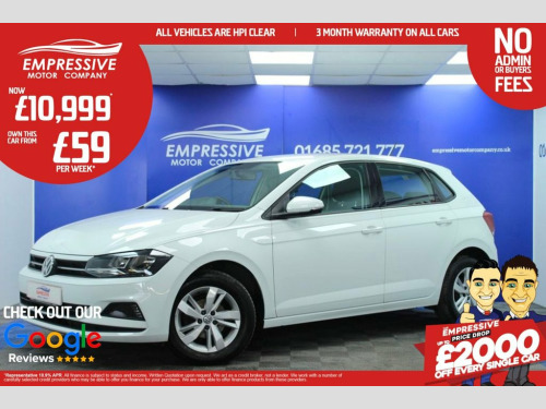 Volkswagen Polo  1.0 SE Hatchback 5dr Petrol Manual Euro 6 (s/s) (7