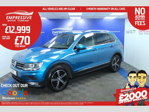 Volkswagen Tiguan  2.0 TDI BlueMotion Tech SE Navigation SUV 5dr Dies