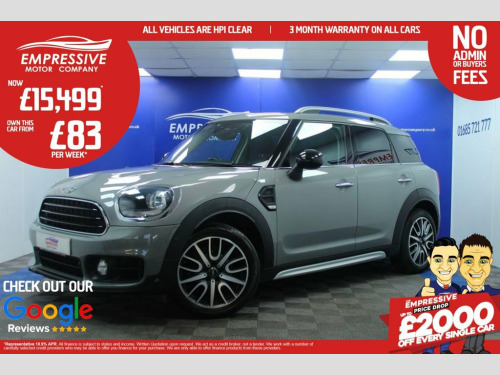 MINI Countryman  1.5 Cooper SUV 5dr Petrol Steptronic Euro 6 (s/s) 