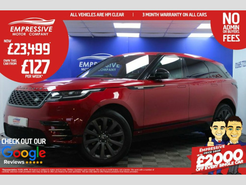 Land Rover Range Rover Velar  2.0 D180 R-Dynamic S SUV 5dr Diesel Auto 4WD Euro 