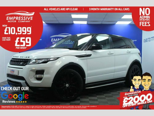 Land Rover Range Rover Evoque  2.2 SD4 Dynamic SUV 5dr Diesel Manual 4WD Euro 5 (