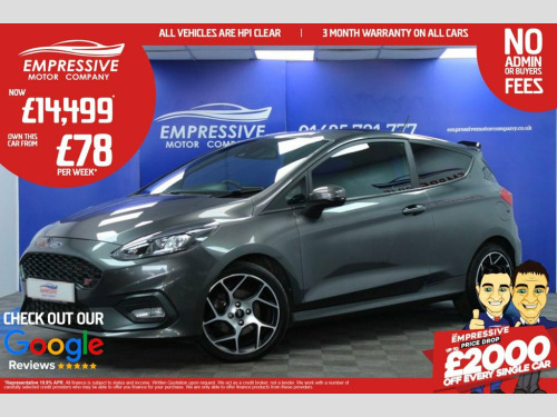 Ford Fiesta  1.5T EcoBoost ST-2 Hatchback 3dr Petrol Manual Eur