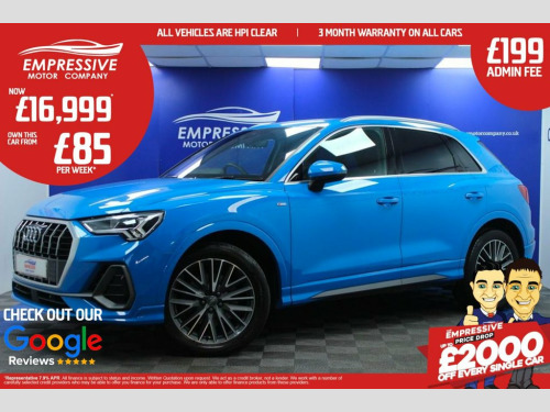 Audi Q3  2.0 TFSI 40 S line SUV 5dr Petrol S Tronic quattro