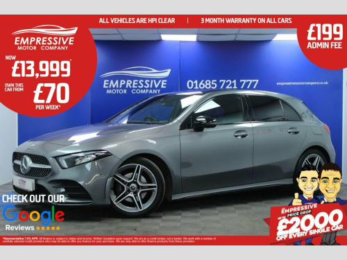 Mercedes-Benz A-Class A180 1.3 A180 AMG Line (Executive) Hatchback 5dr Petrol