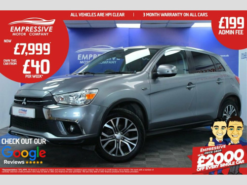 Mitsubishi ASX  1.6 Juro SUV 5dr Petrol Manual Euro 6 (117 ps) 
