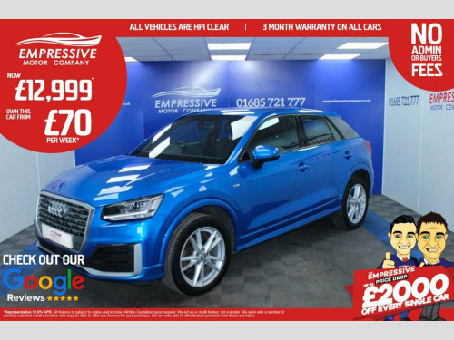 Audi Q2  1.0 TFSI S line SUV 5dr Petrol Manual Euro 6 (s/s)