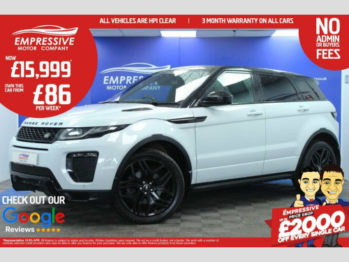 Land Rover Range Rover Evoque  2.0 TD4 HSE Dynamic SUV 5dr Diesel Auto 4WD Euro 6