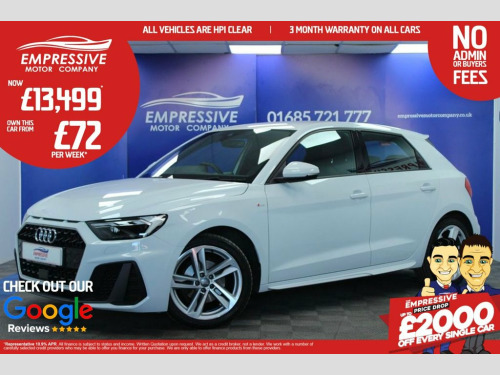 Audi A1  1.0 TFSI 30 S line Sportback 5dr Petrol Manual Eur