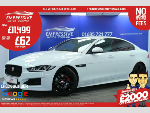 Jaguar XE 2.0 R-SPORT 4d 178 BHP