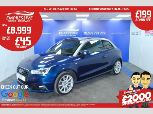 Audi A1  1.4 TFSI S line Hatchback 3dr Petrol Manual Euro 6 