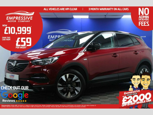 Vauxhall Grandland X  1.5 Turbo D BlueInjection Sport Nav SUV 5dr Diesel