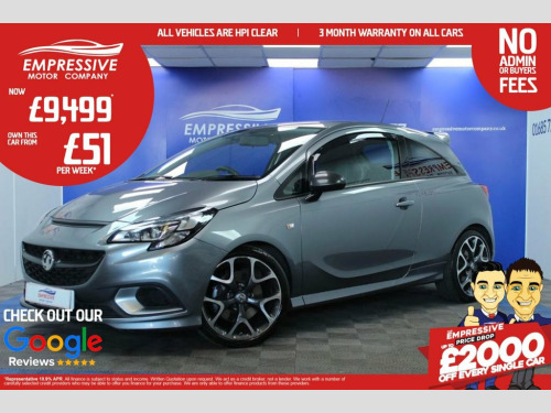 Vauxhall Corsa  1.6i Turbo VXR Hatchback 3dr Petrol Manual Euro 6 