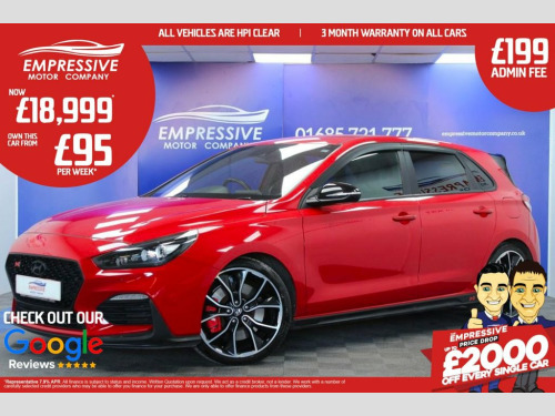 Hyundai i30  2.0 T-GDi N Performance Hatchback 5dr Petrol Manua