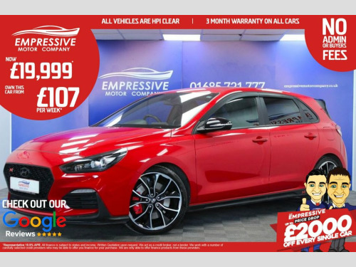 Hyundai i30  2.0 T-GDi N Performance Hatchback 5dr Petrol Manua