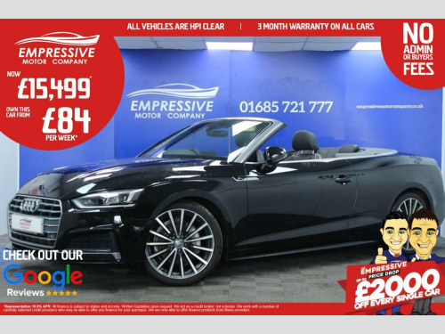 Audi A5  2.0 TDI S LINE 2d 188 BHP