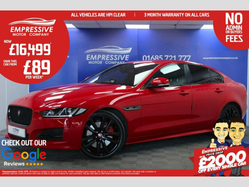 Jaguar XE  2.0i R-Sport Saloon 4dr Petrol Auto Euro 6 (s/s) (